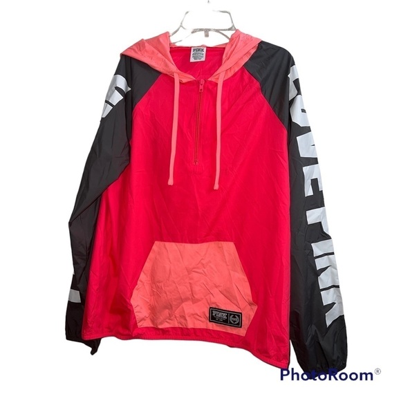 PINK Victoria's Secret Jackets & Blazers - Victoria’s SECRET “LOVE PINK” WINDBREAKER - SIZE XS